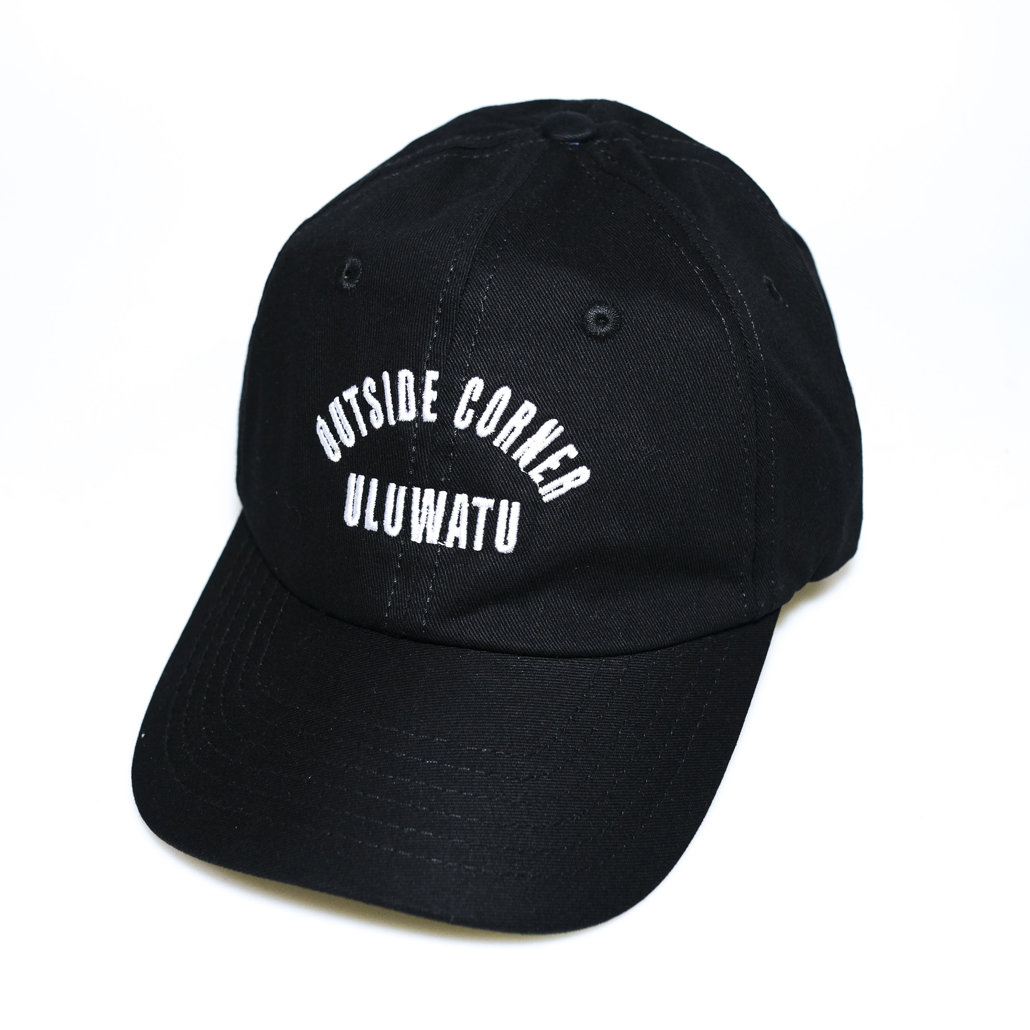 Outside Corner Dad Cap Black – Classic & Timeless Headwear