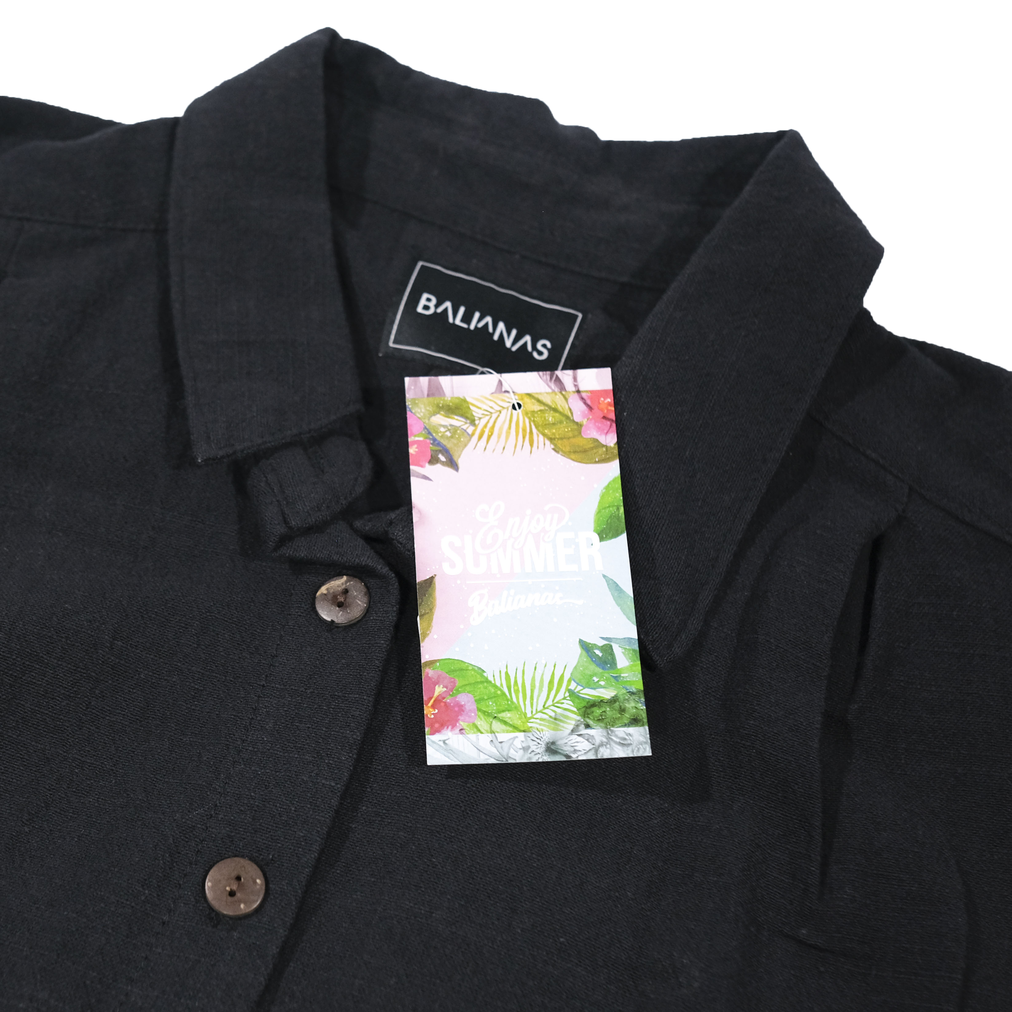 Blouse Button Black
